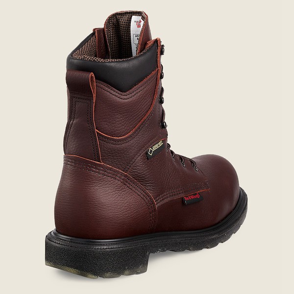 Mens Red Wing Supersole® 2.0 - 8-inch Insulated Waterproof Csa Toe - Safety Boots Burgundy - HZP0497